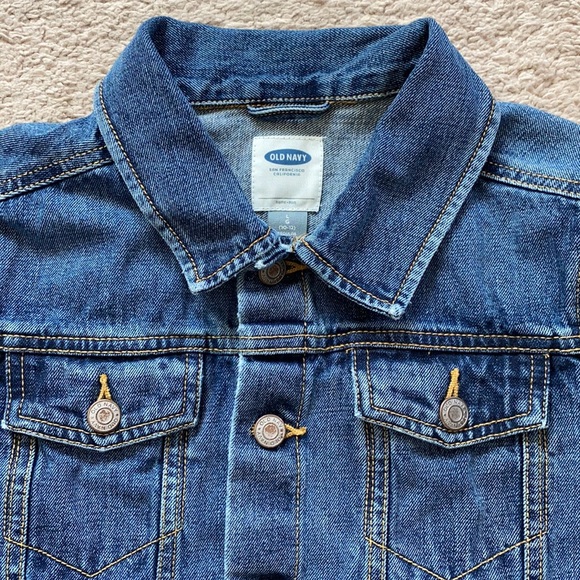 Old Navy Kids Size 10-12 Large Denim Jacket - Picture 3 of 6